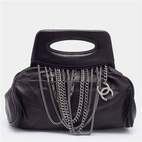 chanel clutch with chain 2022|chanel clutch with chain black.